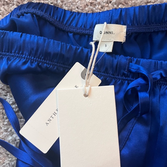 DONNI The Silk Stripe Crop Pant - Picture 8 of 8